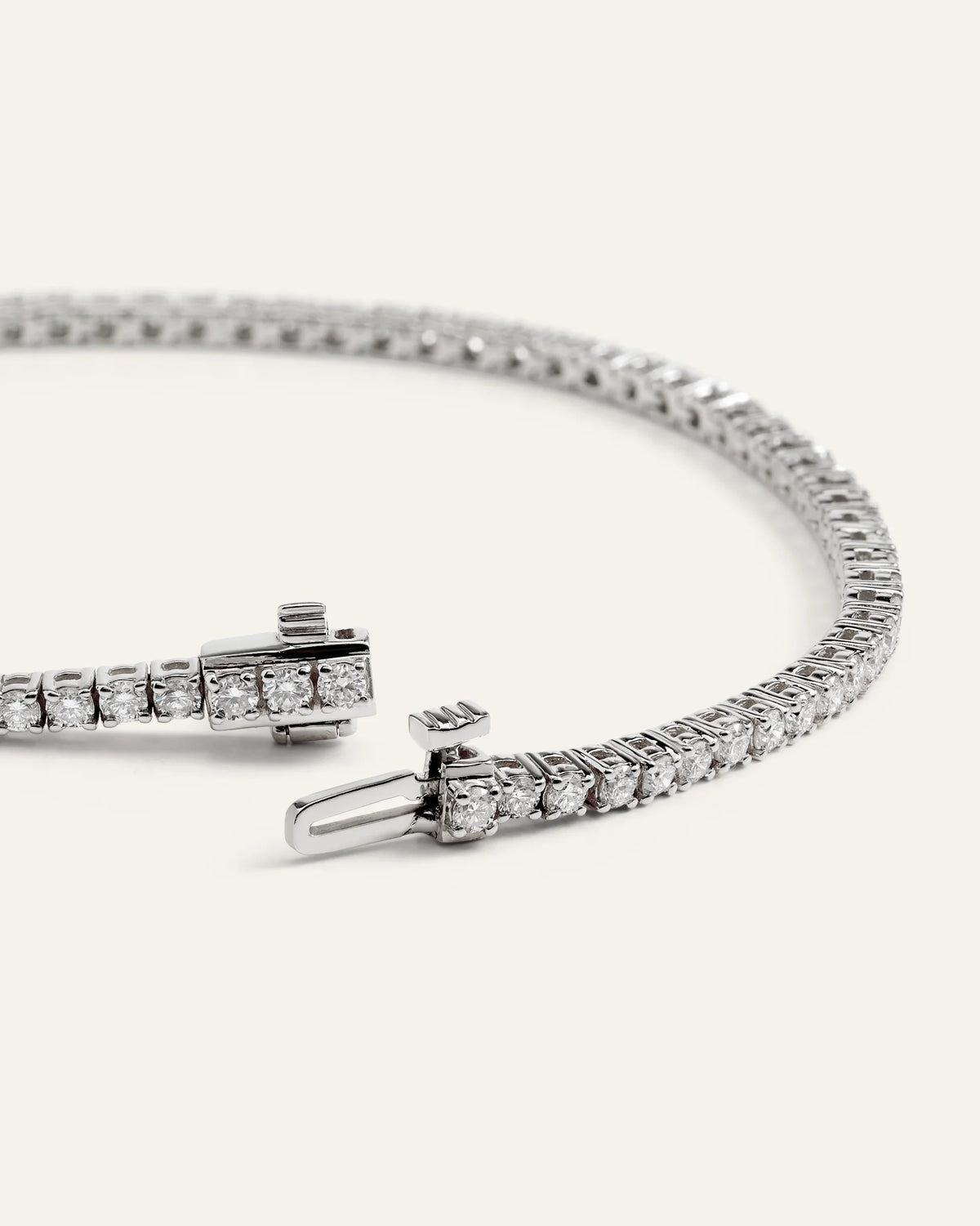 14K Gold Lab Grown Diamond Tennis Bracelet - 7ctw - 6.5" / Yellow Gold