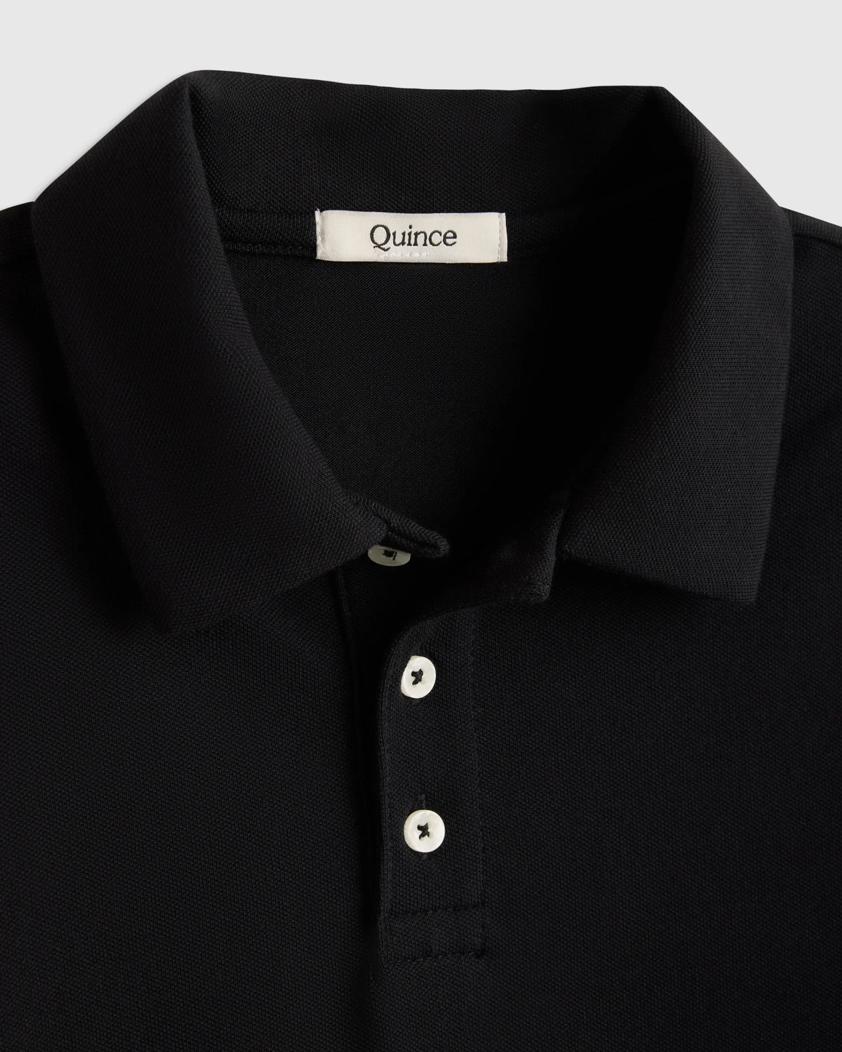 Organic Cotton Long Sleeve Pique Polo - 2T / White