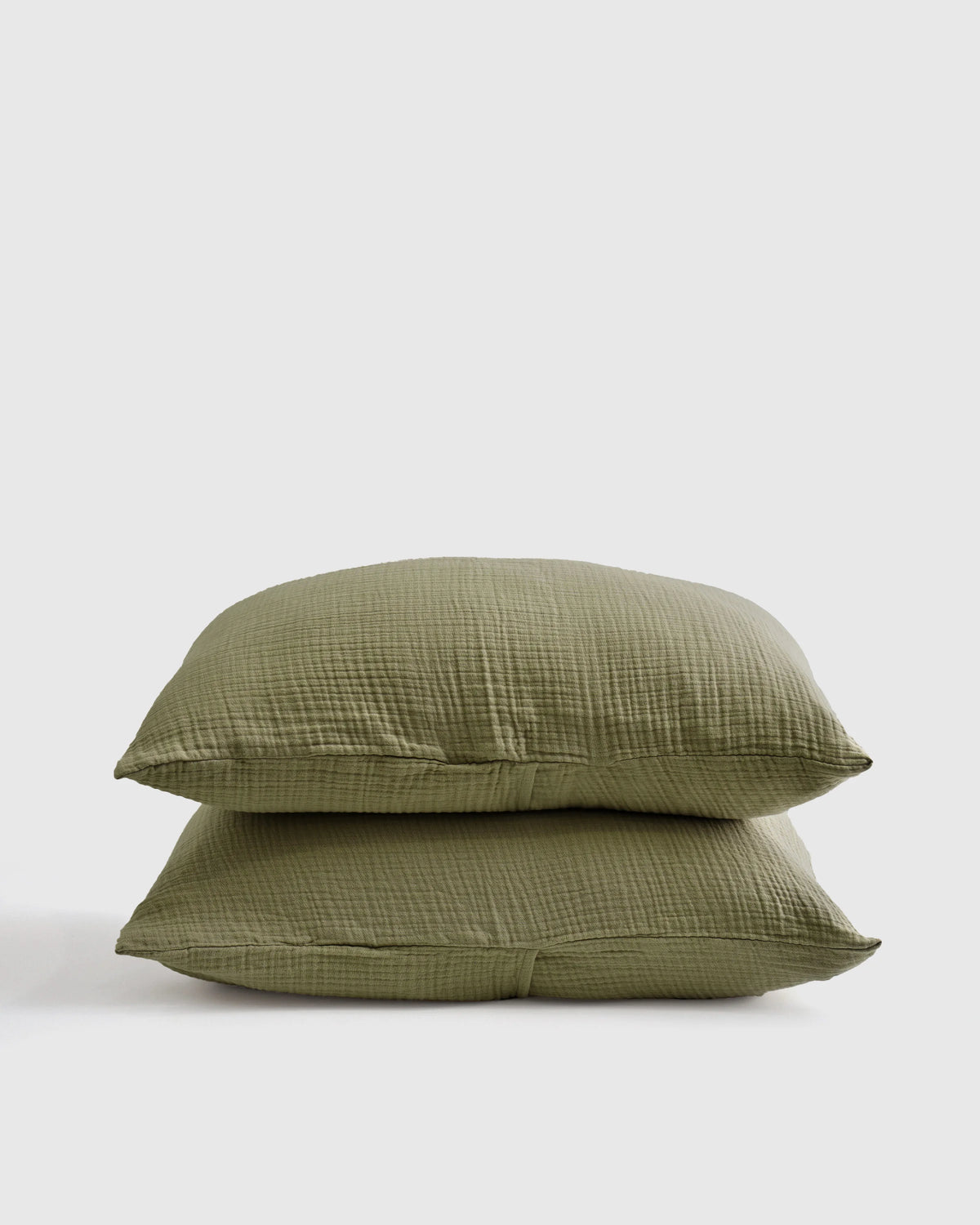 Organic Cotton Gauze Sham Set - Standard / Dried Sage