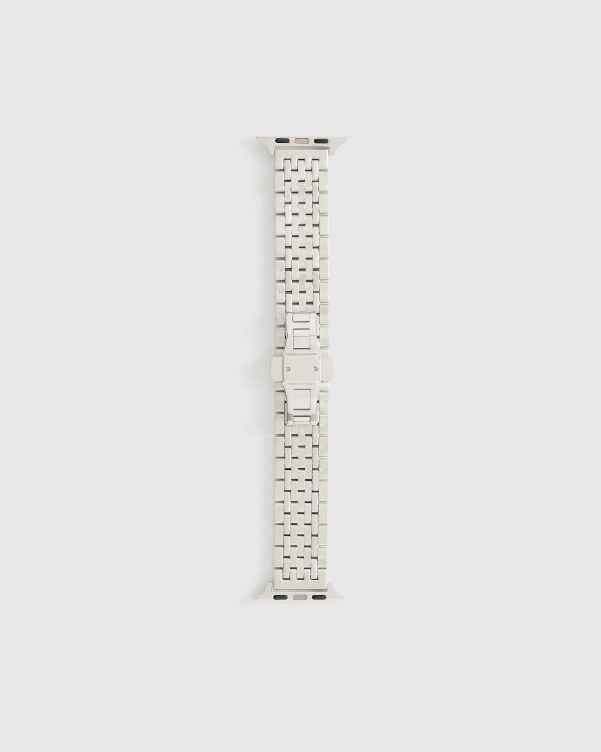 Stainless Steel & Pave Bracelet Smartwatch Band - 38mm - 42mm / Silver