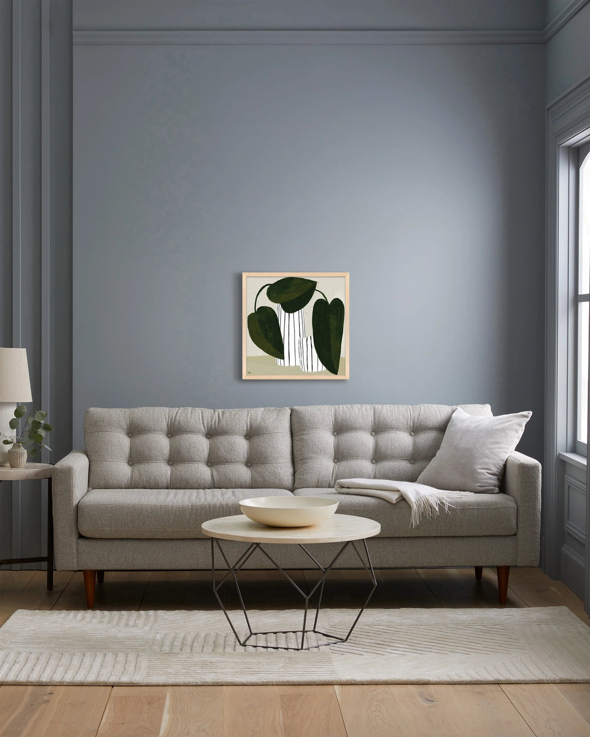 Two Striped Vases by Marco Marella - 21.25"x21.25" / Black