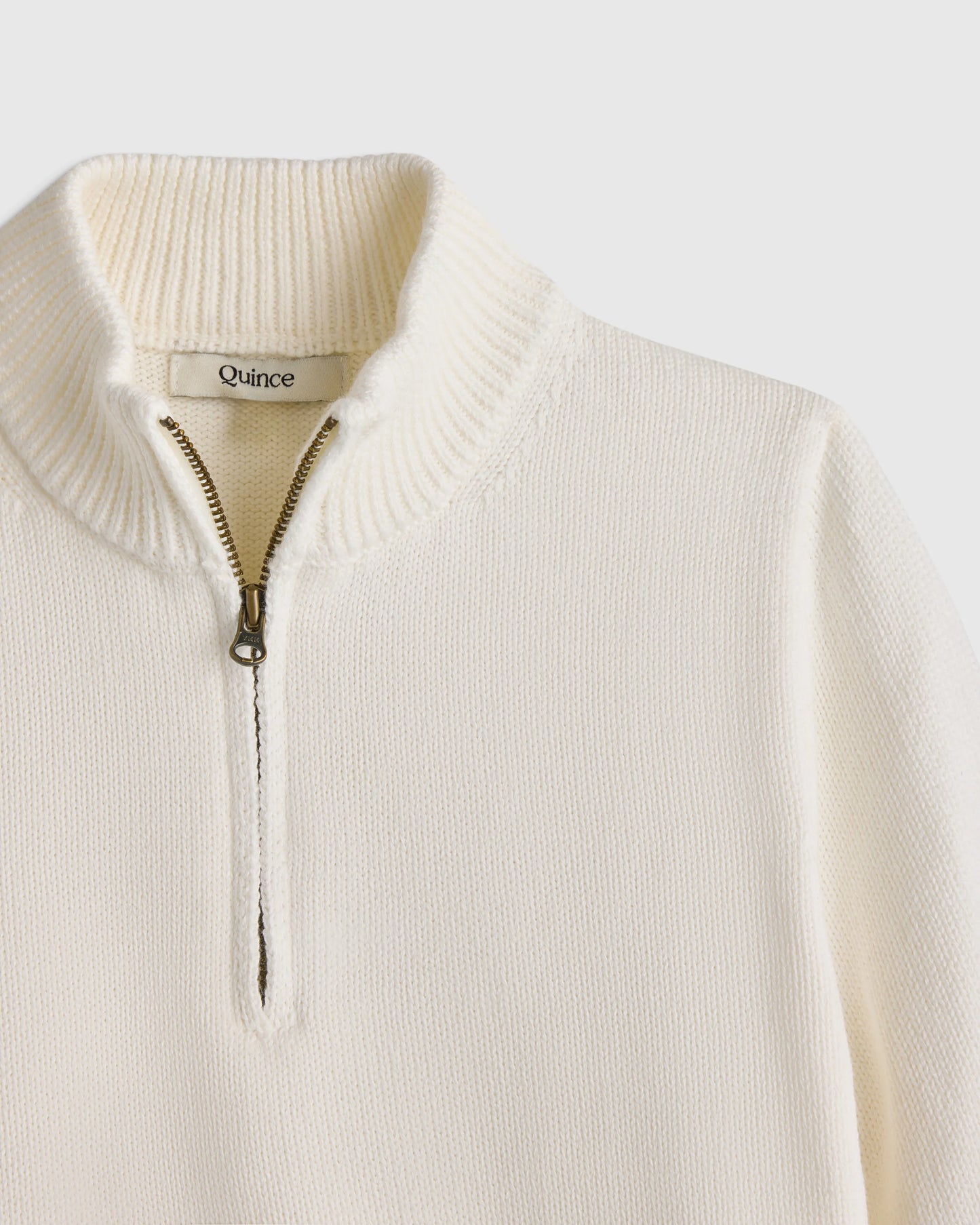 Boys 100% Organic Cotton Quarter-Zip Sweater - 2T / Navy