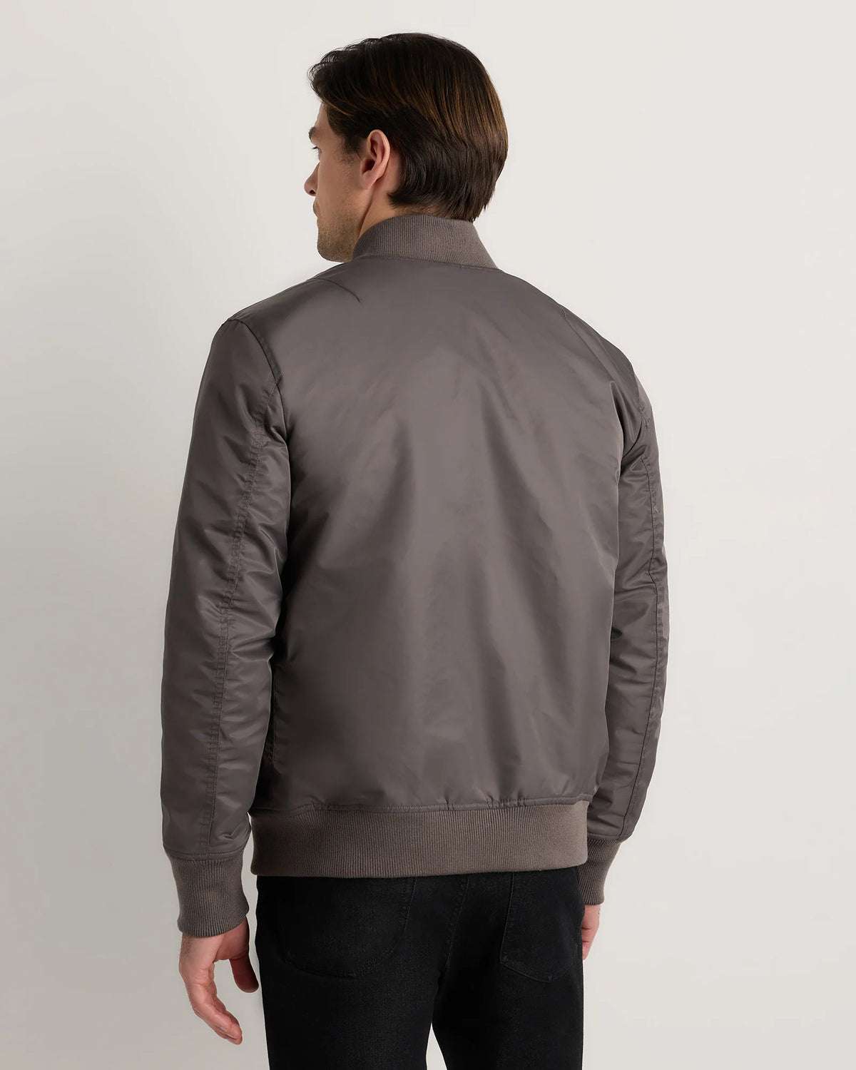 Flight Nylon Bomber Jacket - S / Navy