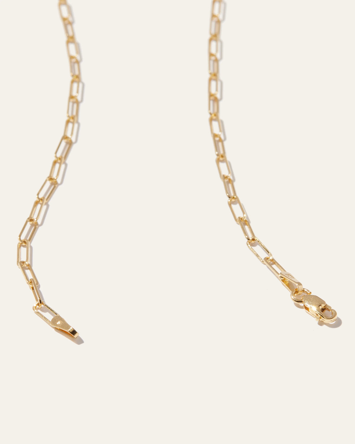 14k Gold Long Chain Link Necklace - One Size / Yellow Gold