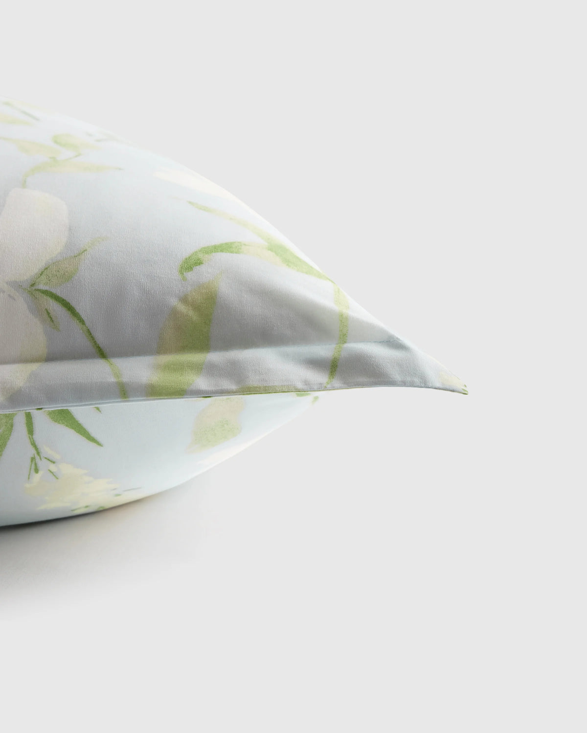 Organic Crisp Percale Floral Euro Sham - Euro / Toffee Florette