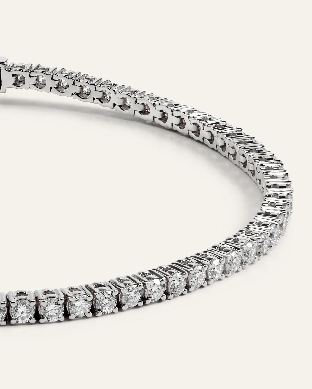 14K Gold Lab Grown Diamond Tennis Bracelet - 3ctw - 6.5" / Yellow Gold
