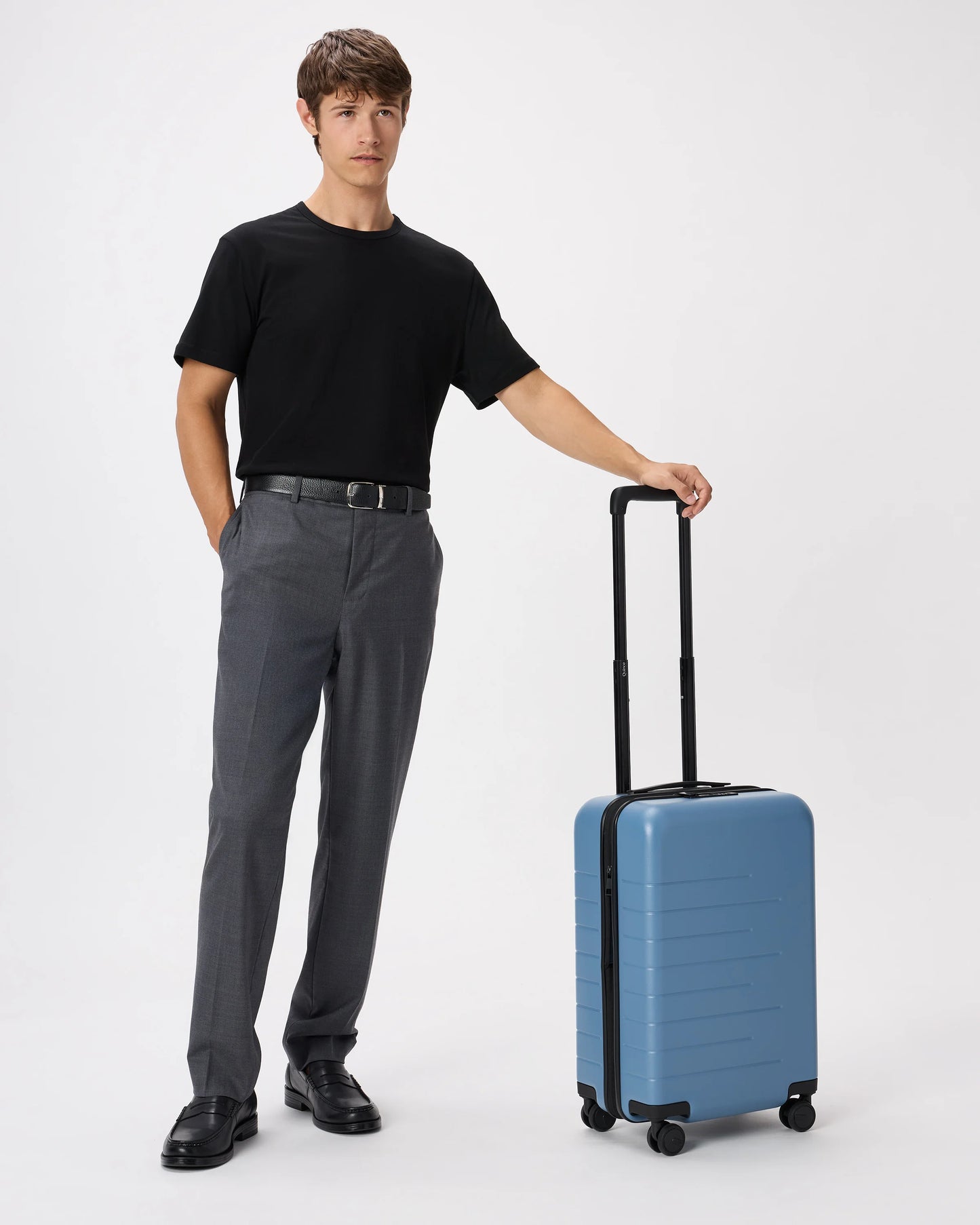 Expandable Small Carry-On Suitcase - One Size / Coastal Cobalt