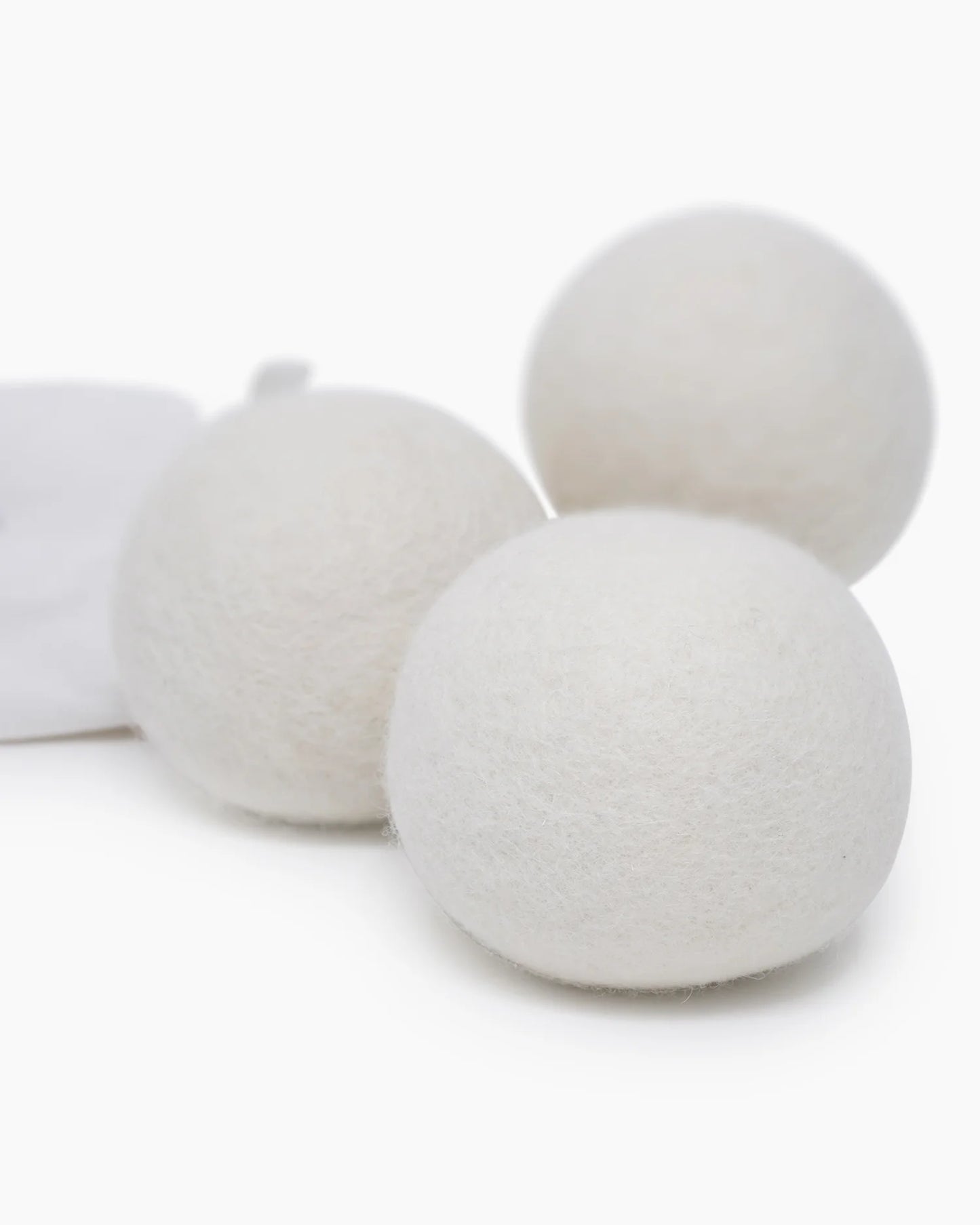 100% New Zealand Wool Dryer Balls - Set of 3 / Natural