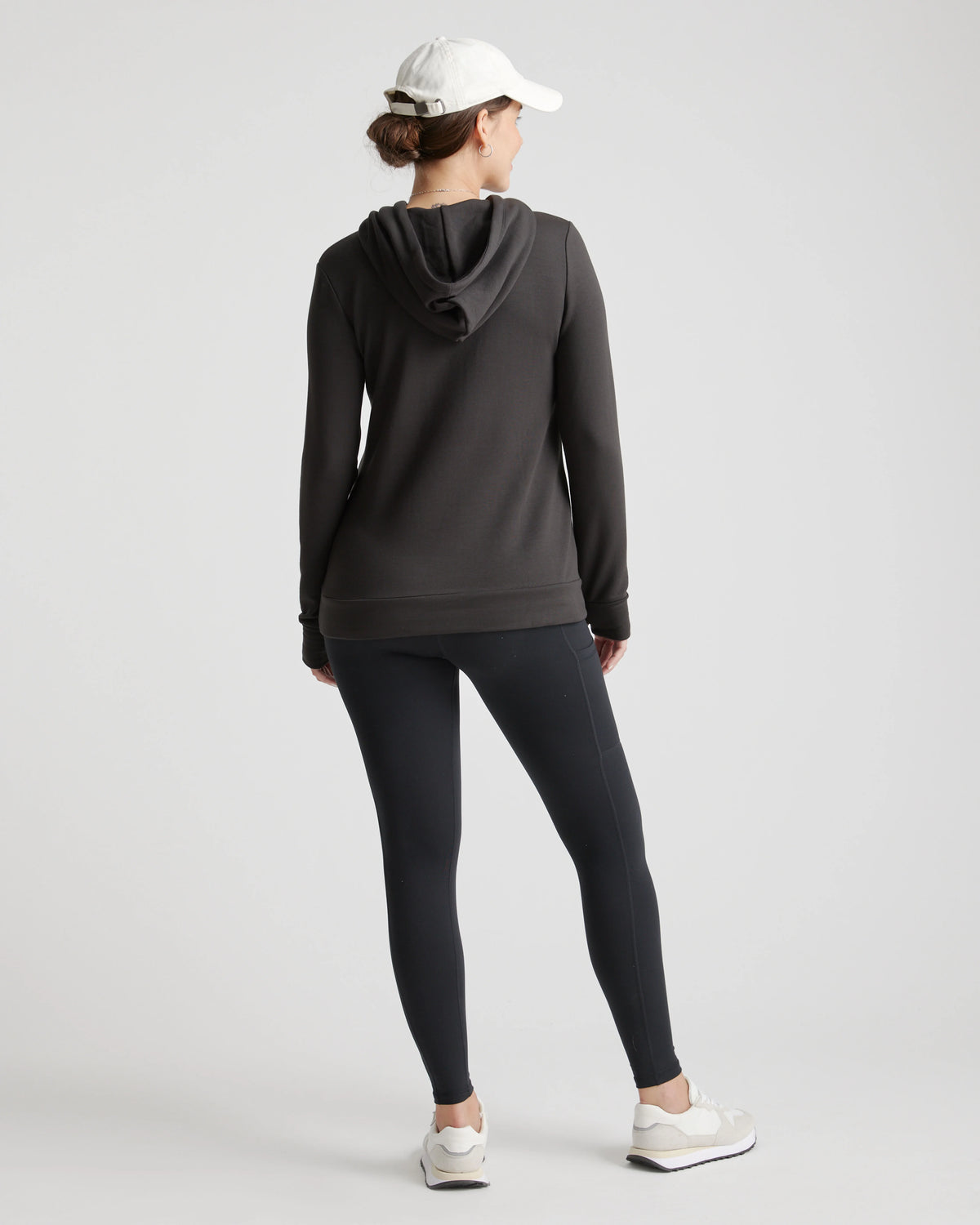 SuperSoft Fleece Maternity & Nursing Hoodie - XS / Off-White