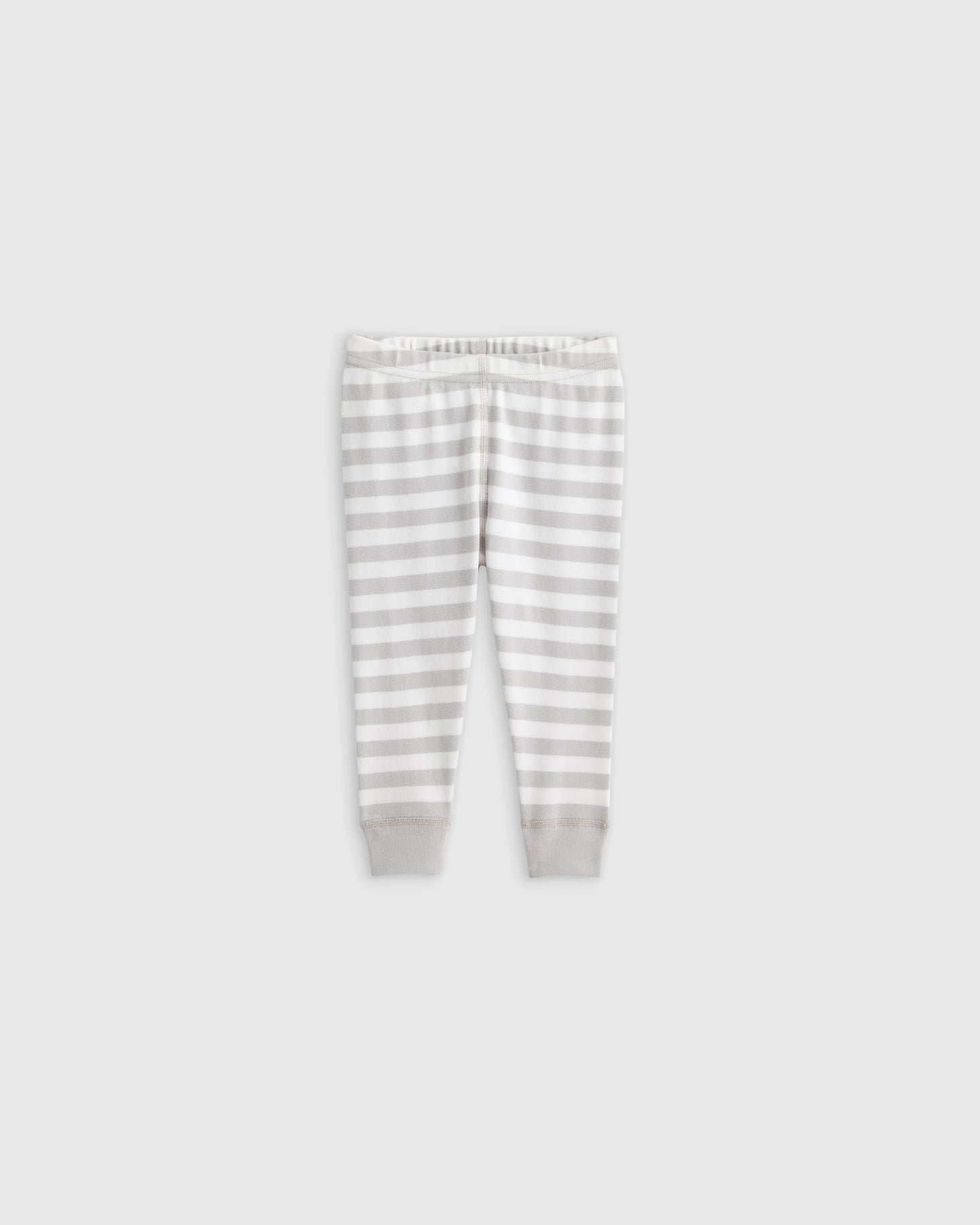 100% Organic Cotton Long Sleeve and Pant Pajama Set - 12-18M / Navy Stripe