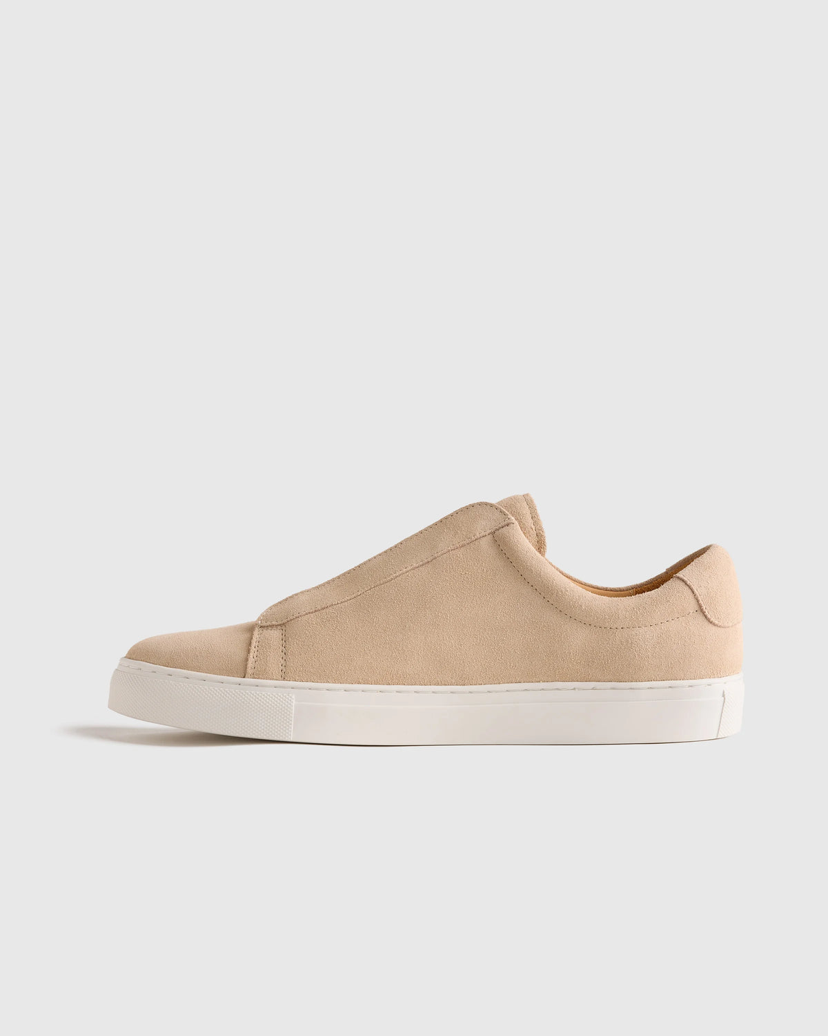 Italian Suede Tailored Sneaker - 7 / Fog