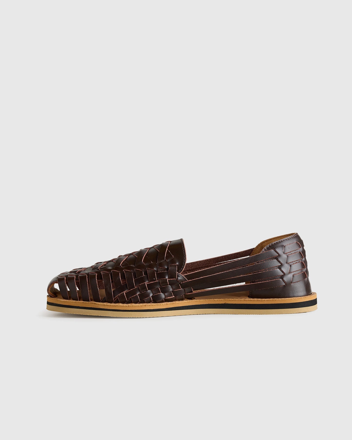 Handcrafted Leather Huarache Sandal - 7 / Brandy