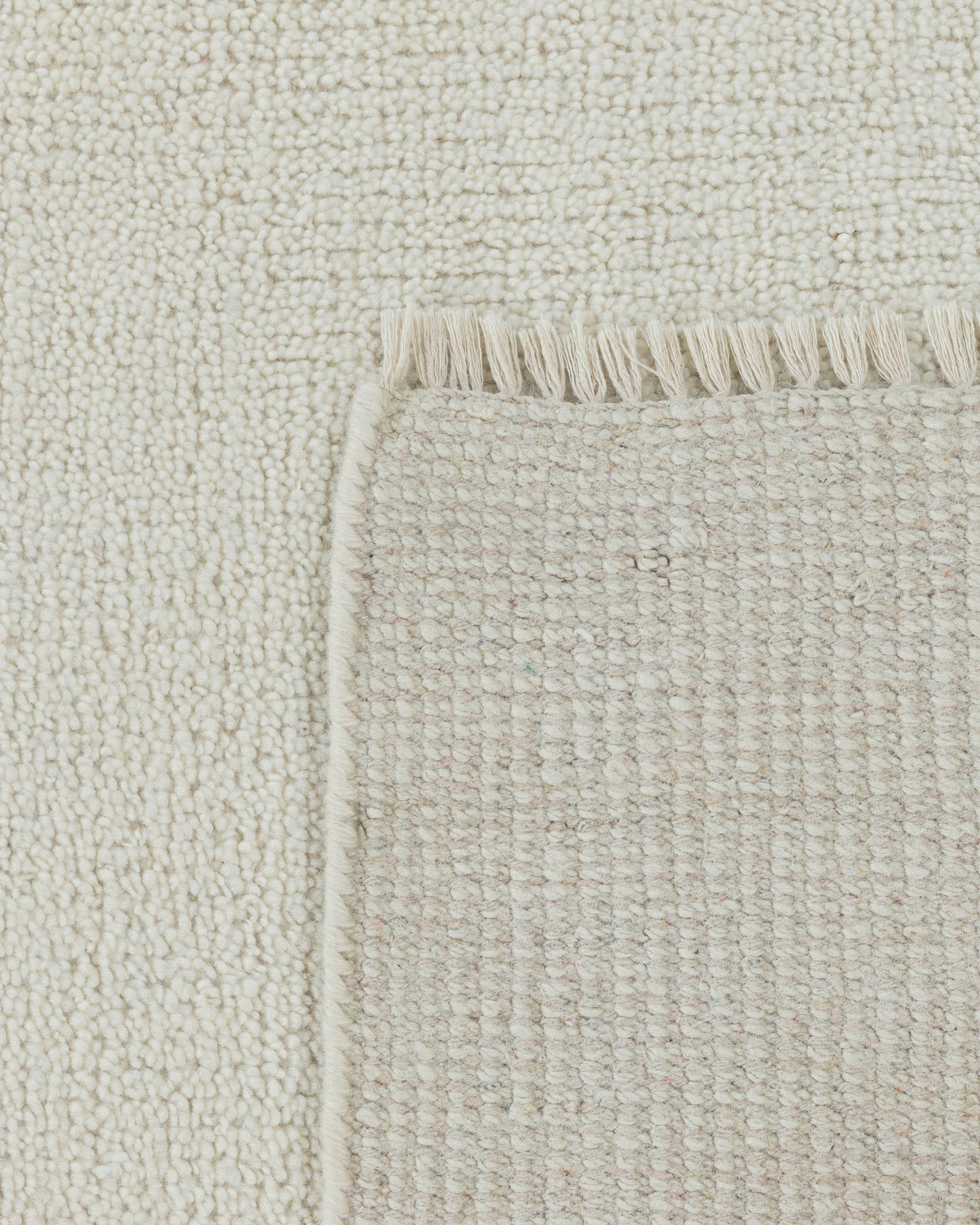 Lee Hand-Knotted Wool Rug - 5' x 8' / Oat