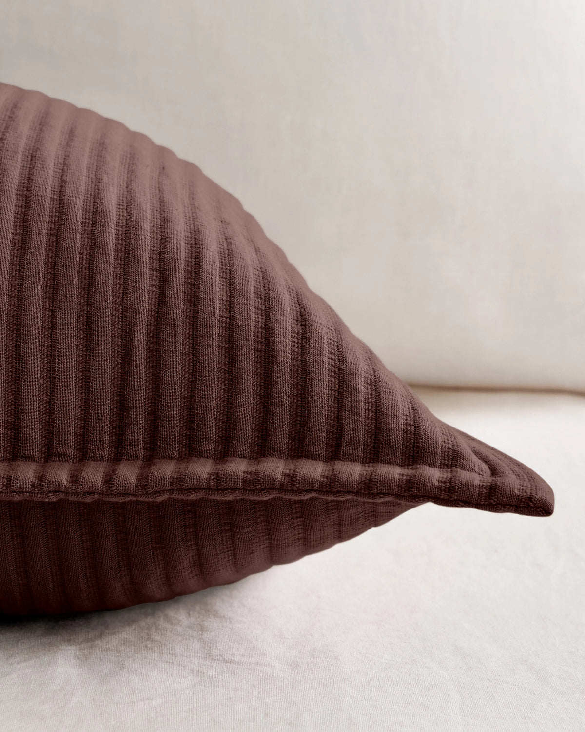 Organic Cotton Matelasse Sham Set - Standard / Dried Sage
