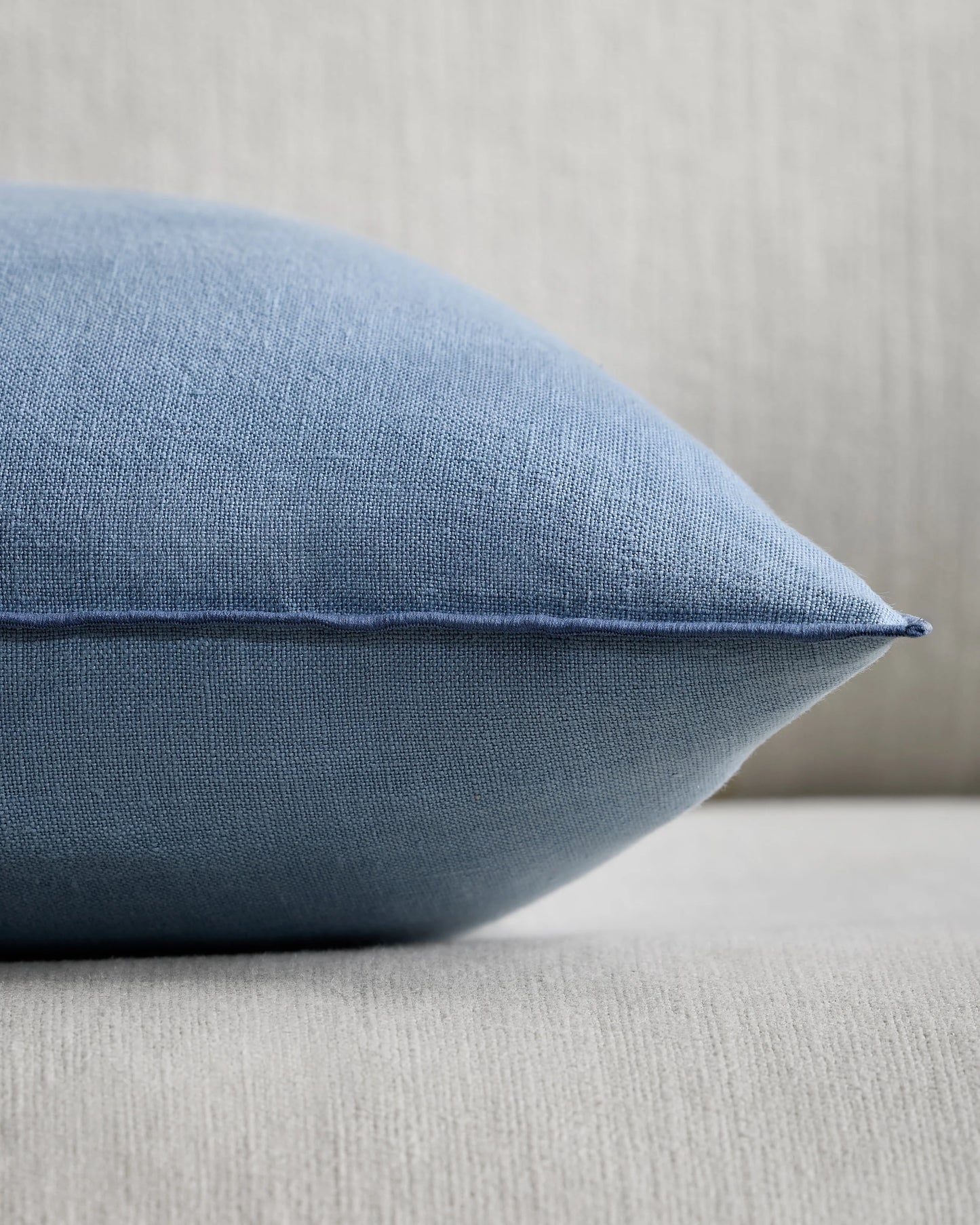 Contrast European Linen Pillow Cover (Set of 2) - 12x20 / Sage/Pine