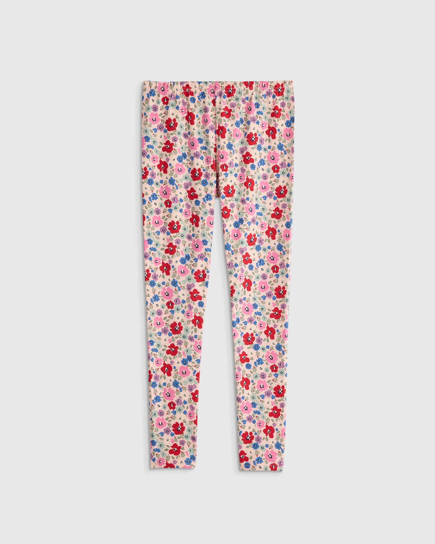 Organic Cotton Leggings - 6 / Red