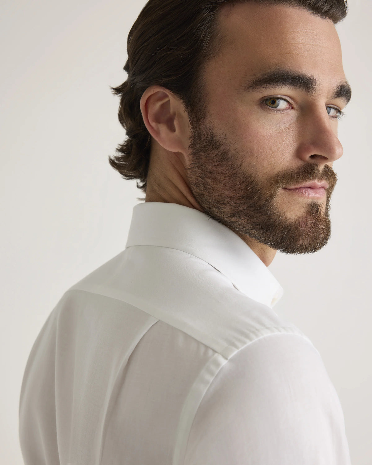 Organic Cotton Cashmere Dress Shirt - XS / Pale Blue