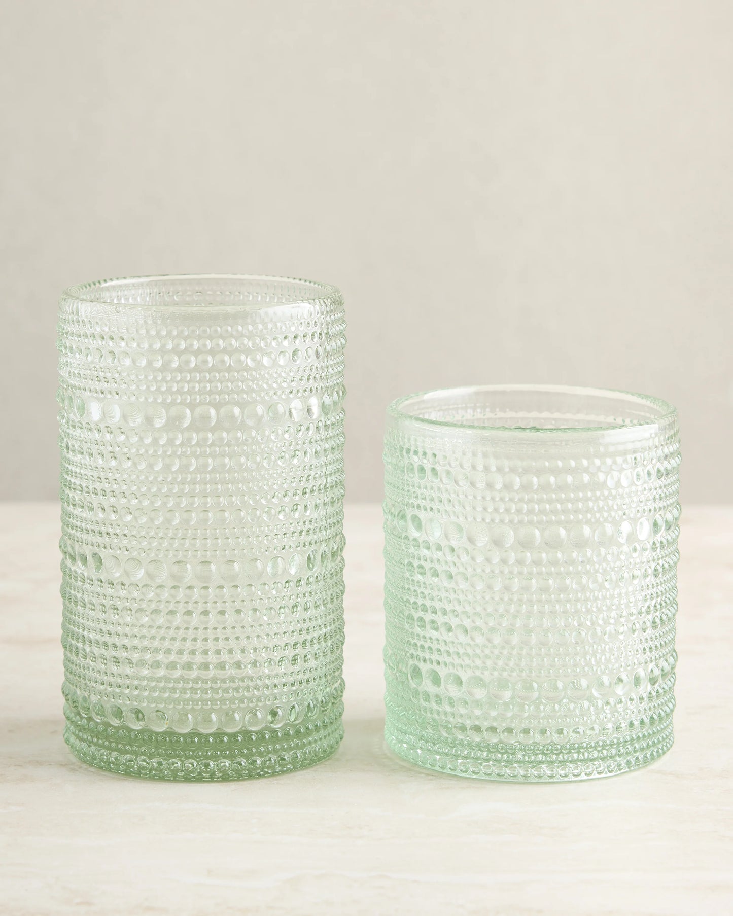 Jupiter Tall Glass Tumbler (Set of 6) - One Size / Fern Green