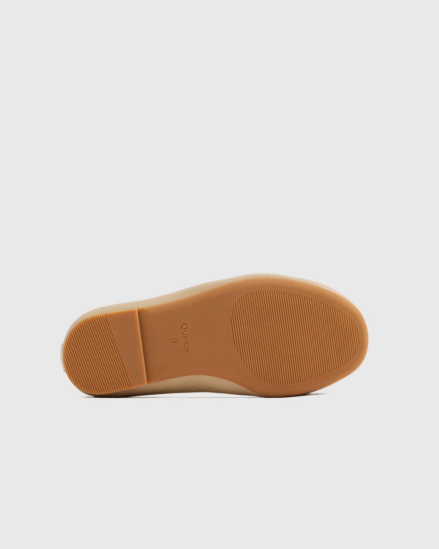 Italian Leather Glove Ballet Flat - 5 / Shell Pink