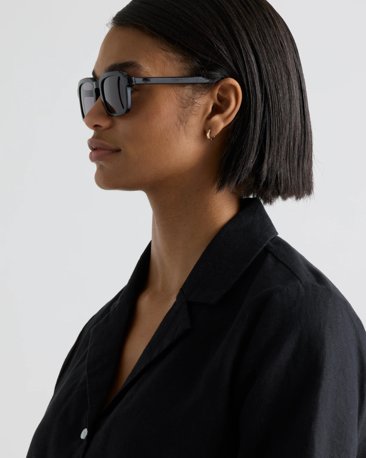 Tulum Polarized Acetate Sunglasses - Standard / Clear Spice with Deep Rose lens