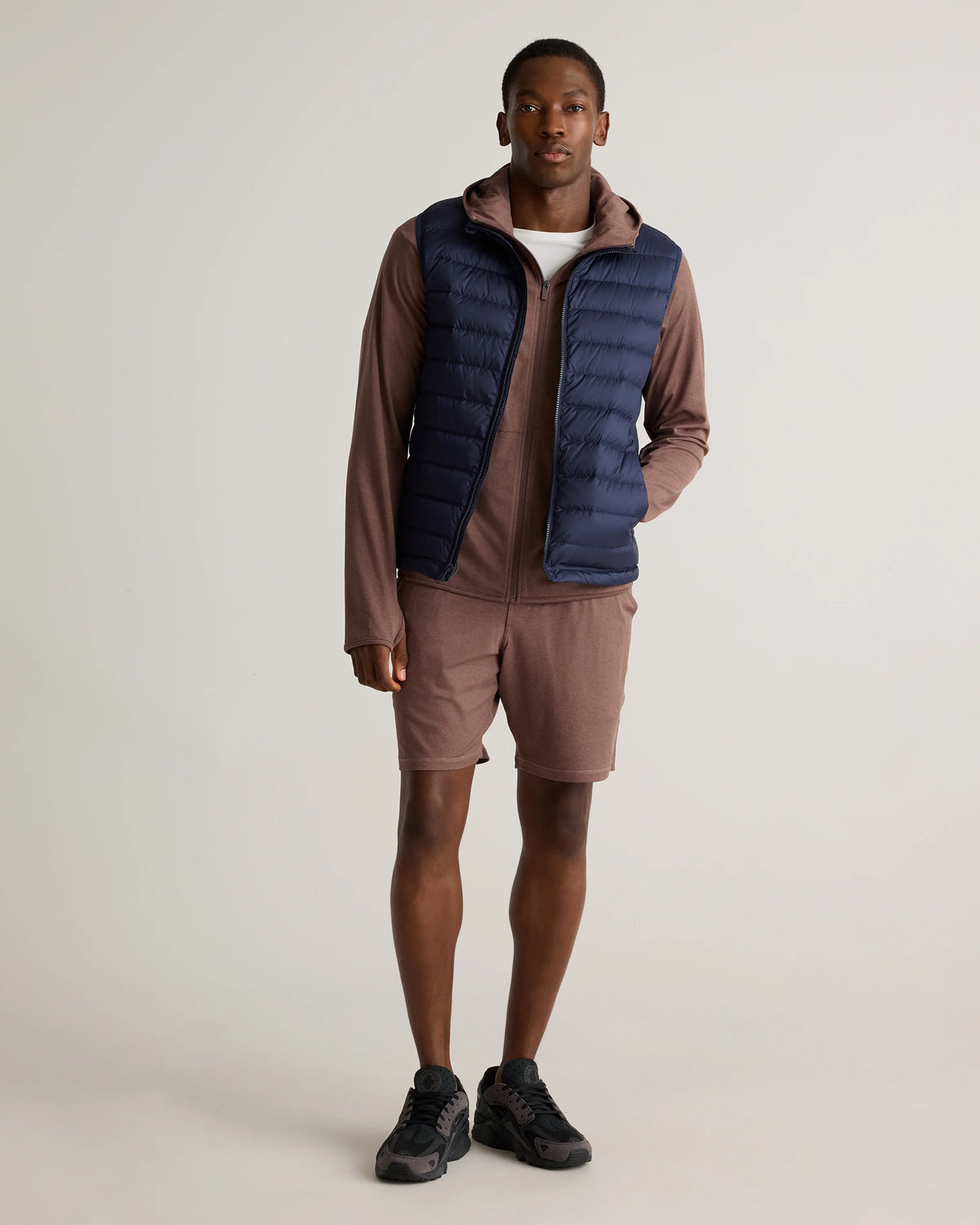 Flowknit Performance Zip Hoodie - S / Heather Grey