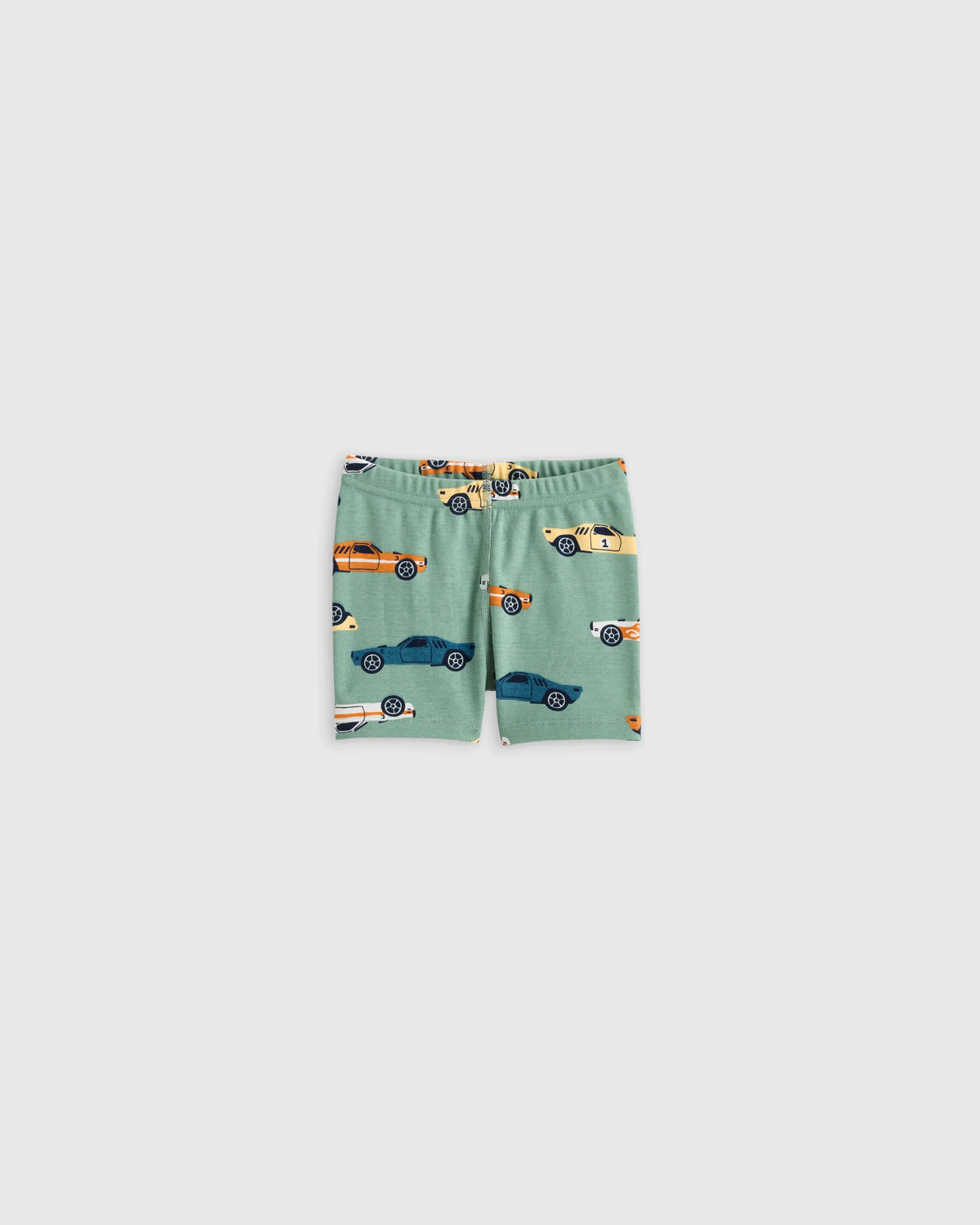 100% Organic Cotton Short Sleeve and Shorts Pajama Set - 12-18M / Navy Stripe