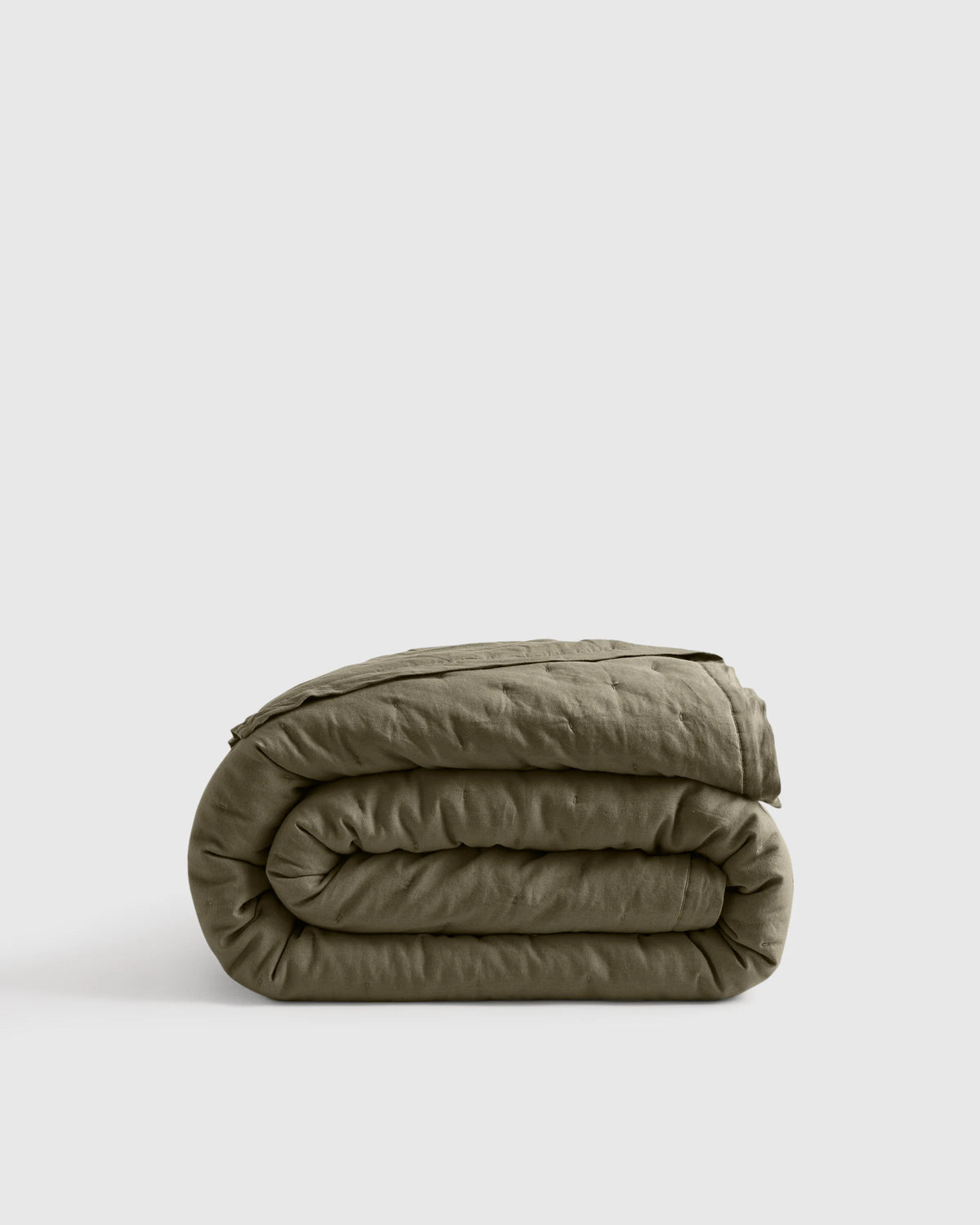 European Linen Dream Quilt - Twin / White