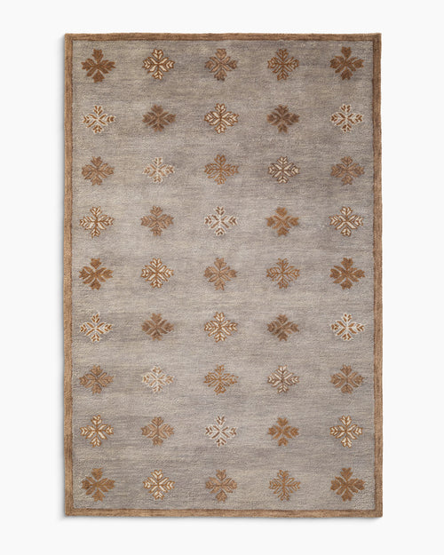 Hazel Wool Rug - 5' x 8' / Grey