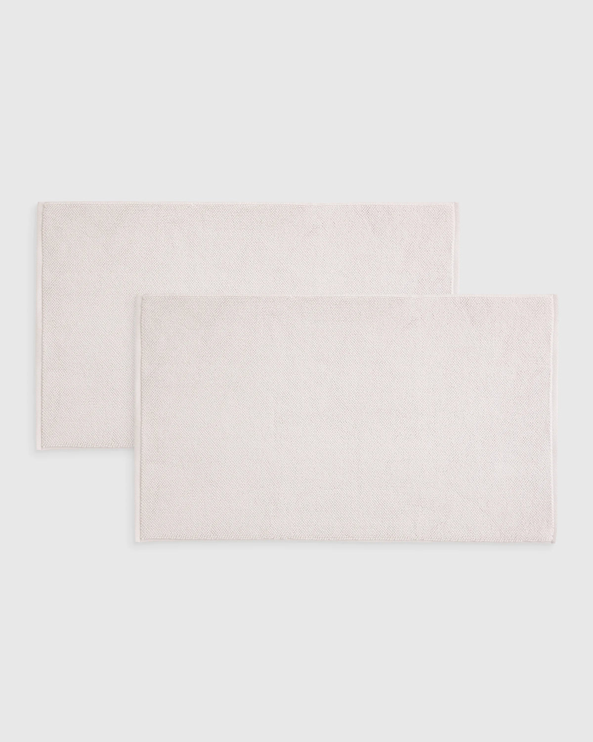 Turkish Cotton Bath Mat Bundle - One Size / White