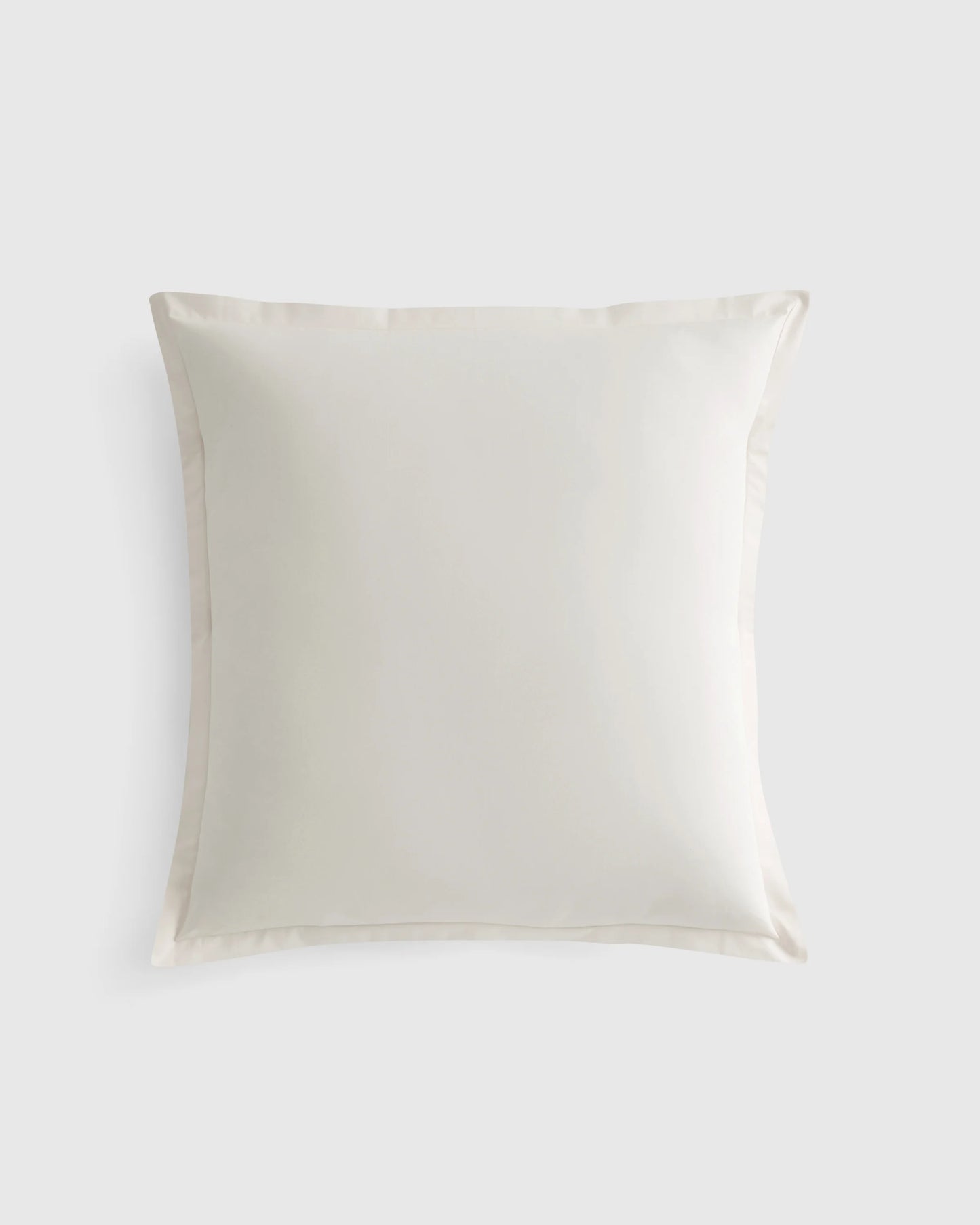Organic Crisp Percale Euro Sham - Euro / White