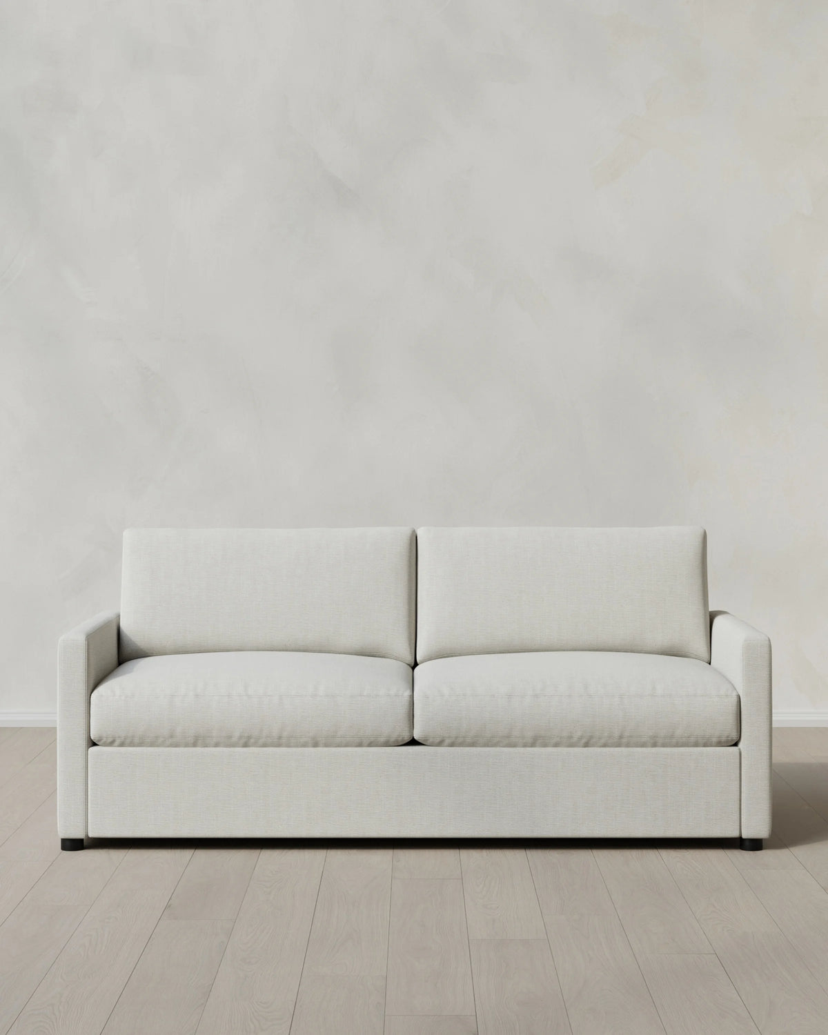 Brennan Sleeper Sofa in Performance Chenille Linen Blend - Queen / Snow
