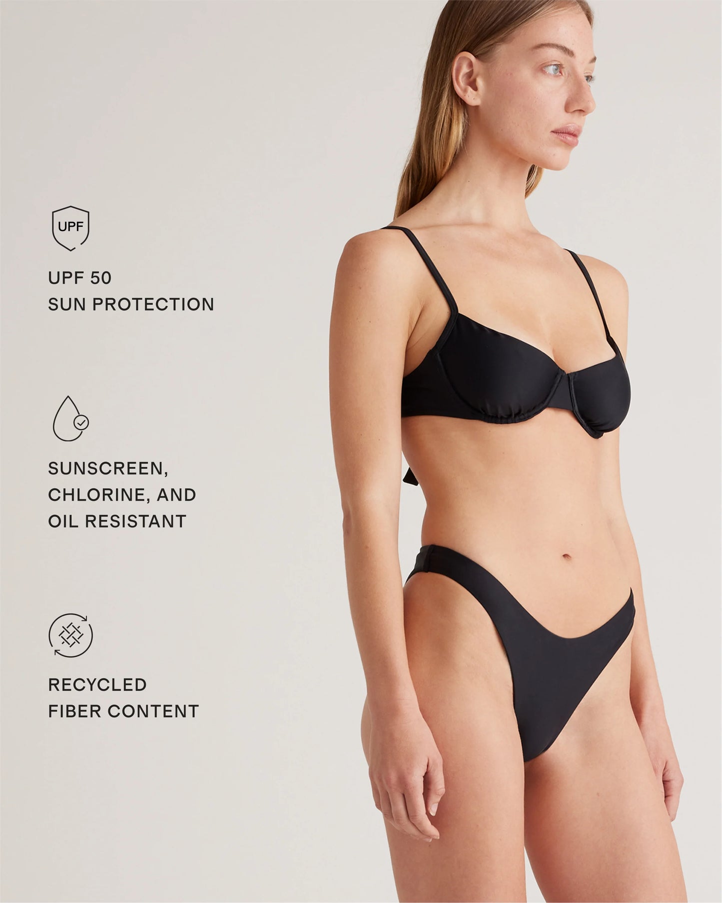 Italian High-Leg Bikini Bottom - XS / Mocha Midi Dot
