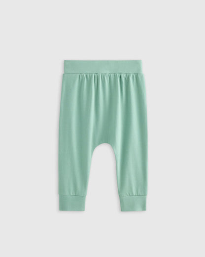 100% Organic Cotton Everyday Pant - 0-3M / Sage Green