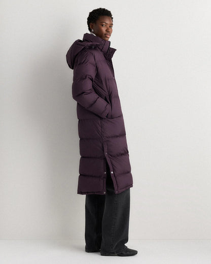 Responsible Down Long Puffer Jacket - XS / Black