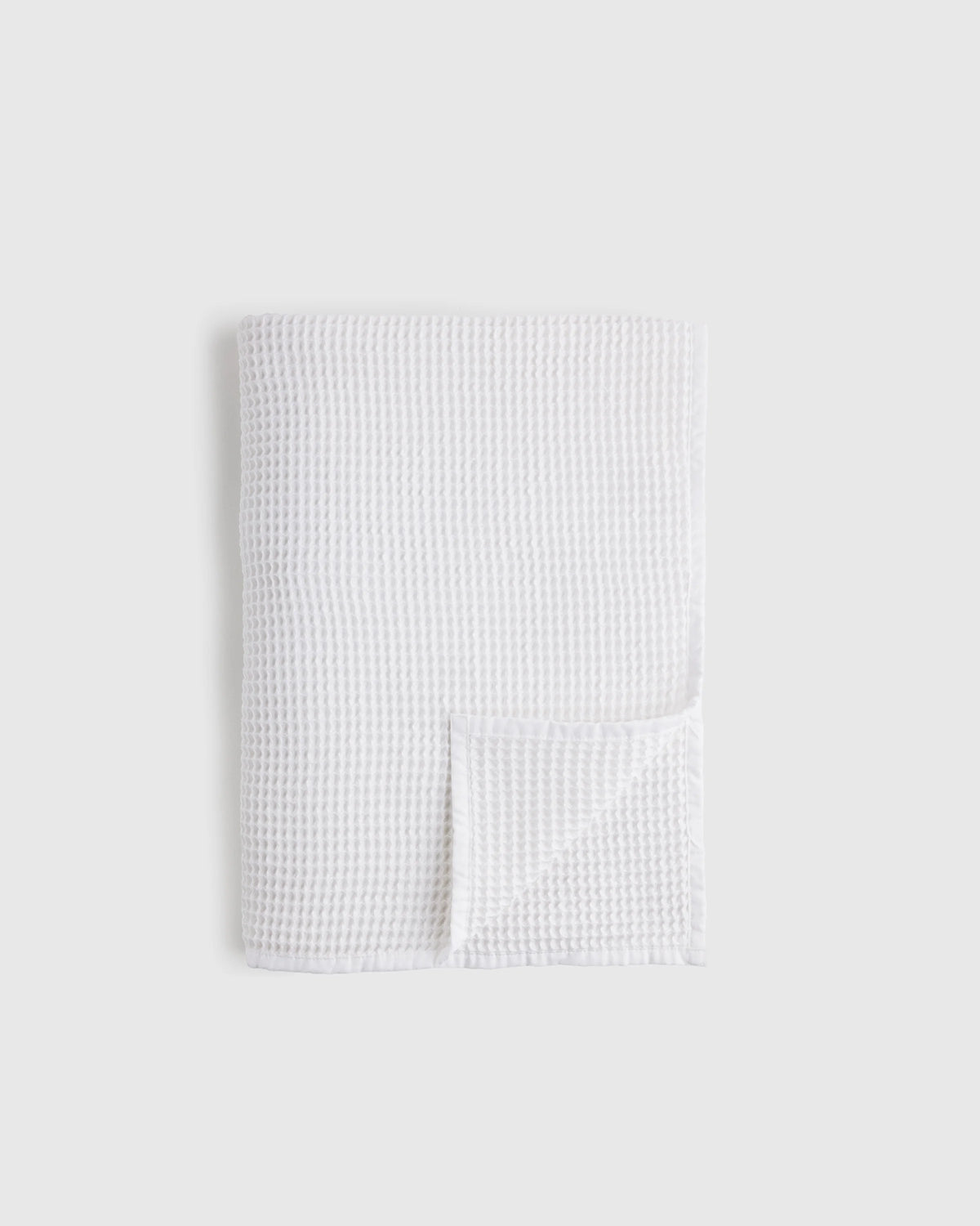 Organic Waffle Throw - 50x70 / Dried Sage