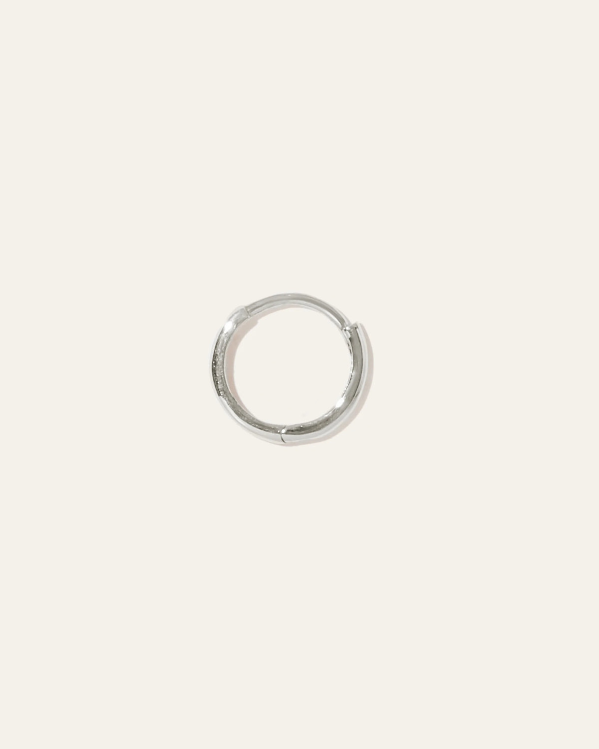 14K Gold Second Piercing Tiny Huggie - Single - One Size / Yellow Gold