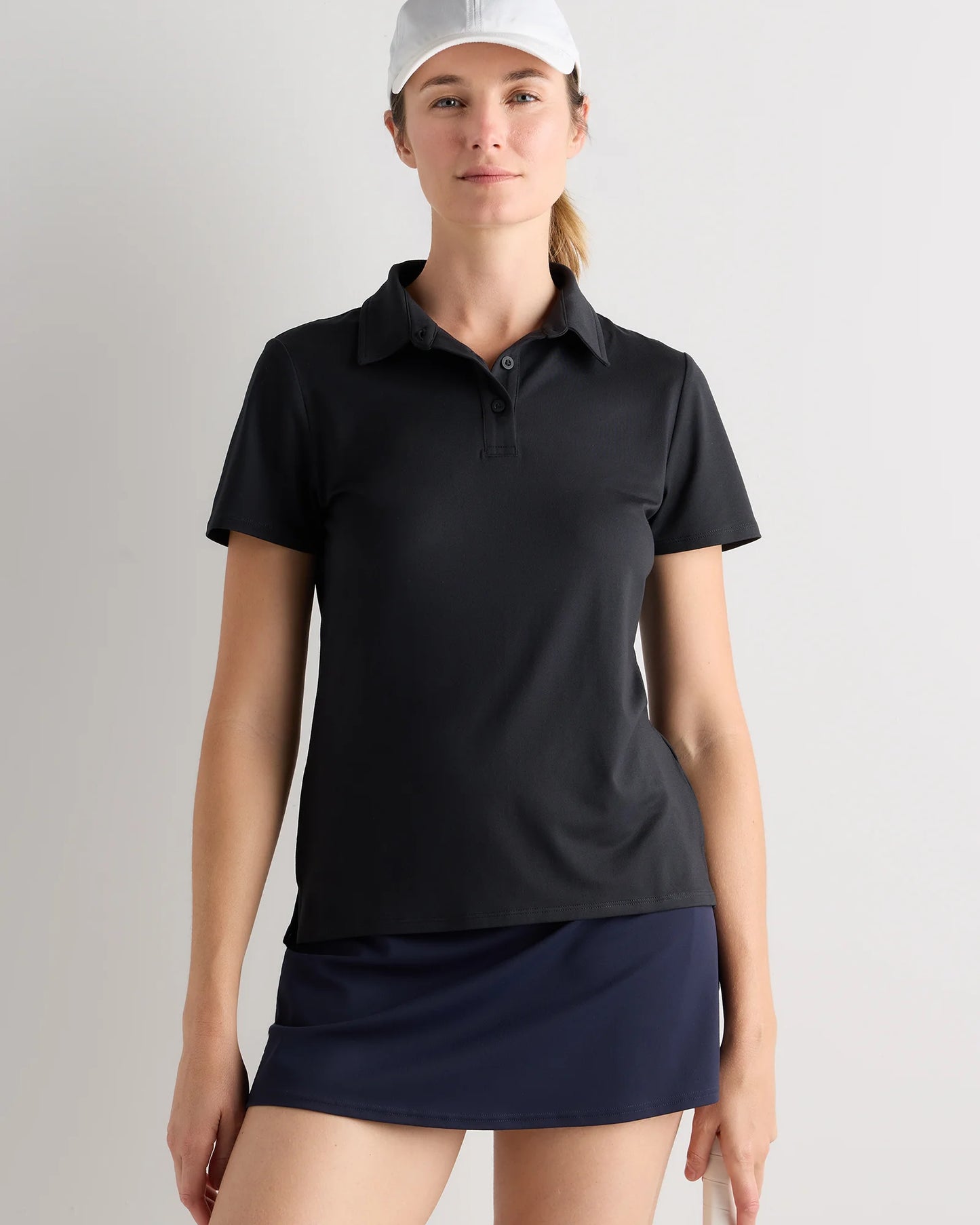Flowknit Breeze Short Sleeve Polo - XS / Charcoal