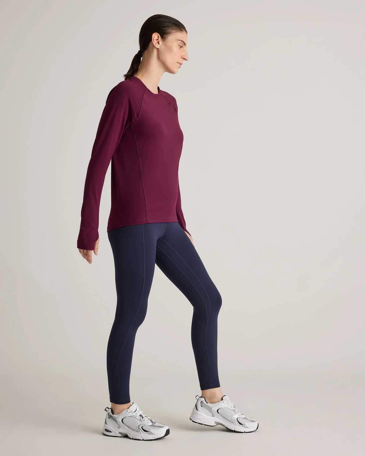 Ultra-Form Long Sleeve Top - XS / Plum
