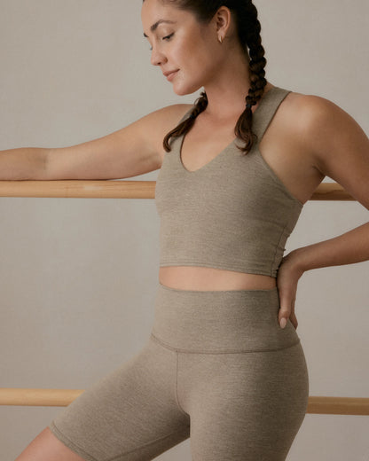 Ultra-Soft Bike Short - XS / Heather Espresso