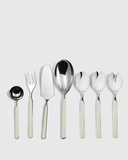 Fantasia 7-Pc Serving Utensil Set by Mepra - One Size / Porcelain
