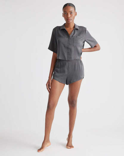100% Washable Silk Pajama Shorts - XS / Toasted Almond