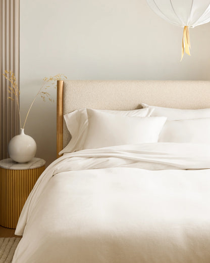 Organic Jersey Duvet Cover - Twin / Light Blue