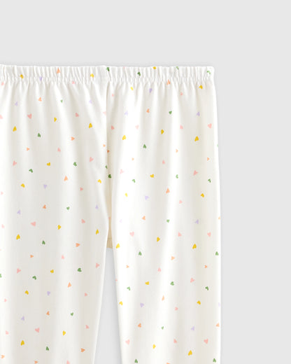 Organic Cotton Leggings - 6 / Red
