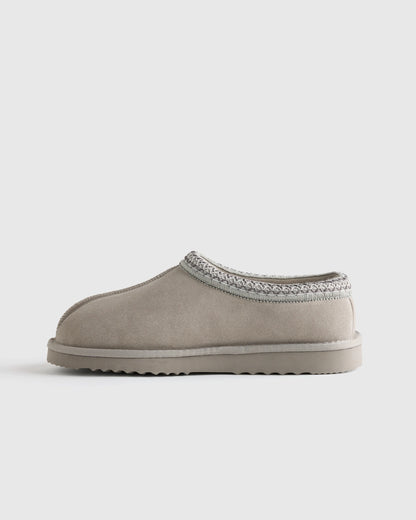 Men's Australian Shearling Clog Slipper - 7 / Pecan