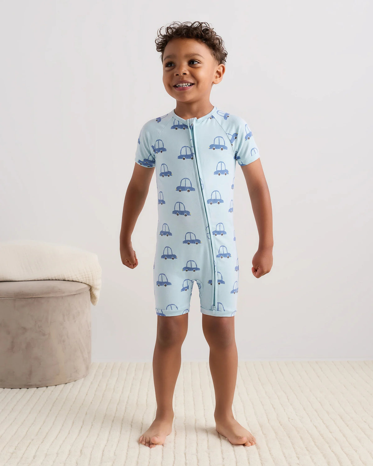 Bamboo Shortie Onesie Pajama - 2T / Sunshine