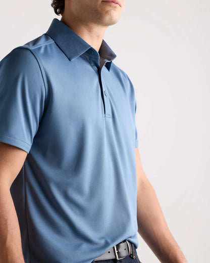 Commuter Stretch Pique Polo - S / Dark Coal