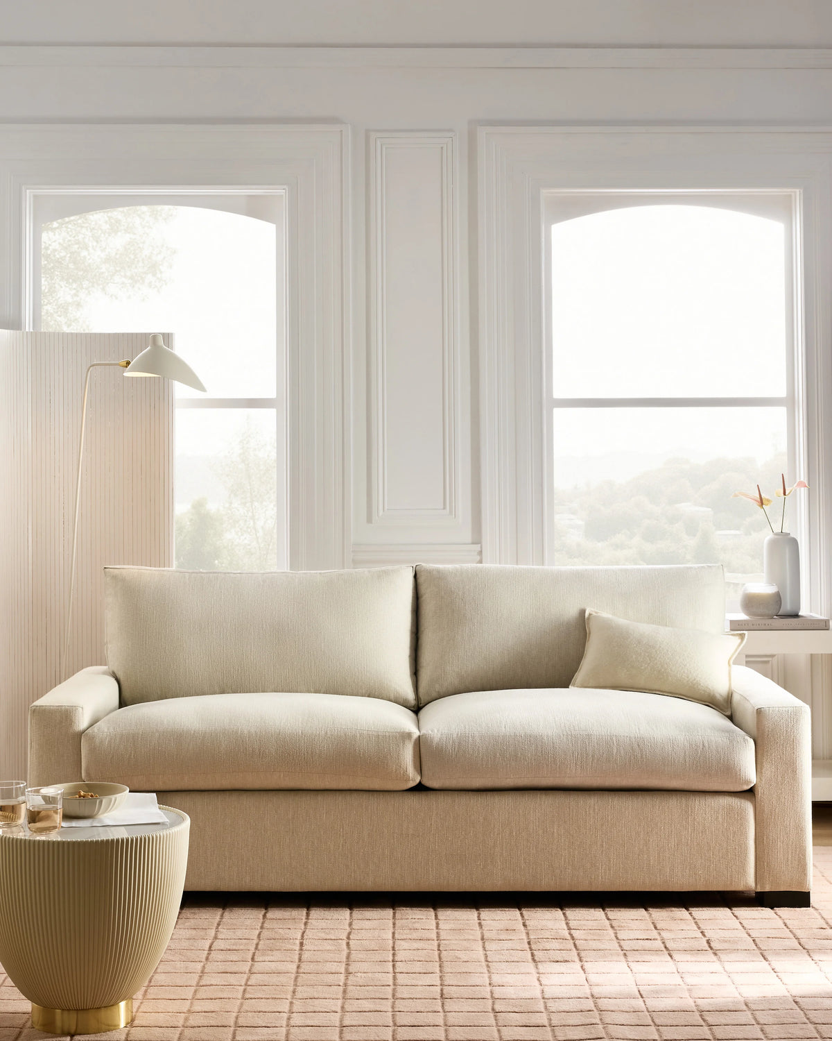Stillman Sleeper Sofa in Performance Velvet - Queen / Java