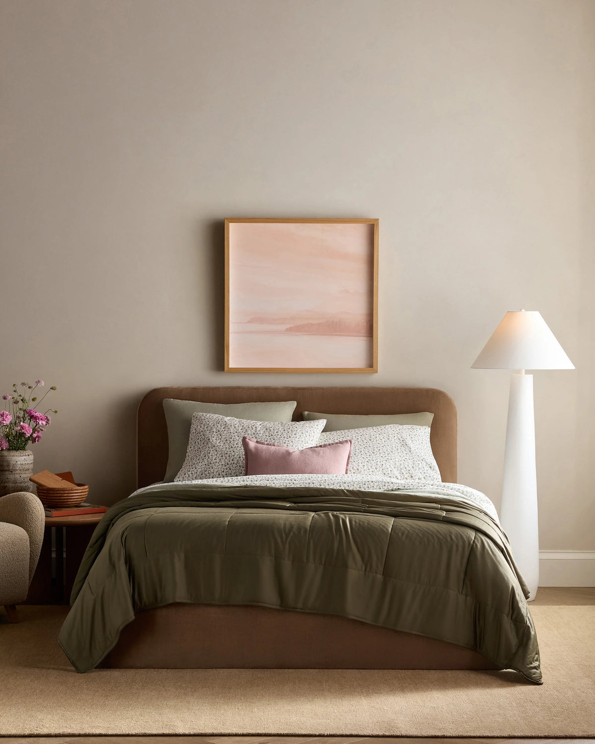 Bamboo Comforter - Twin / Soft Pink