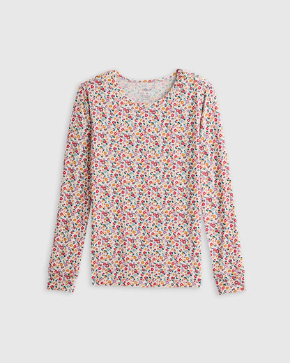 Bamboo Long Sleeve and Pant Pajama Set - 6 / Wildflower Dreams