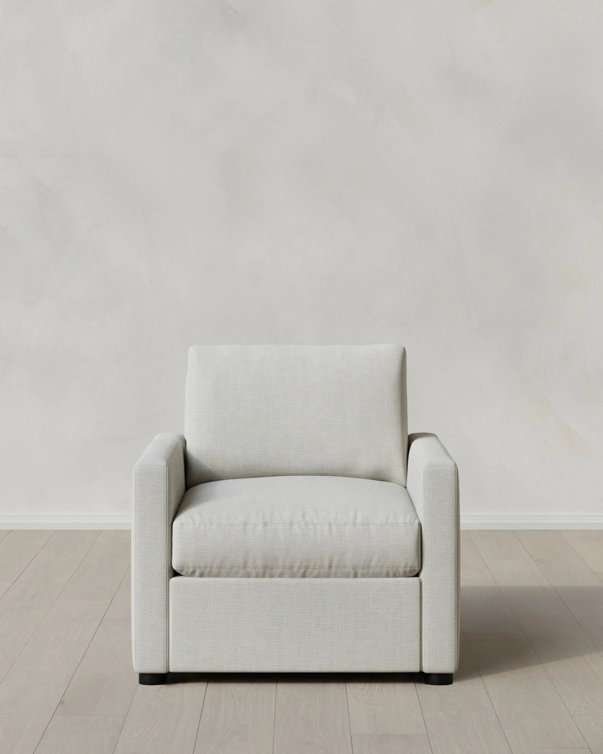 Brennan Accent Chair in Performance Chenille Linen Blend - One Size / Sorrell